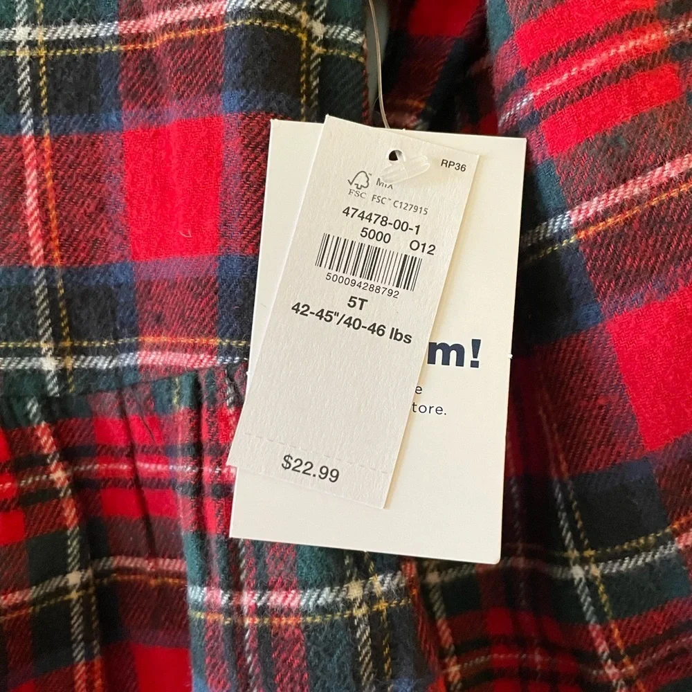 Old Navy plaid flannel‎ dress